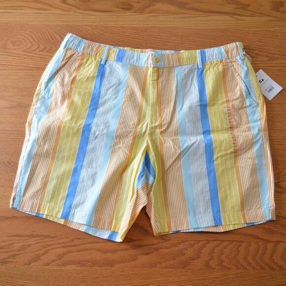 Free Assembly Seersucker Awning Stripe Shorts Size XXL - Picture 1 of 6